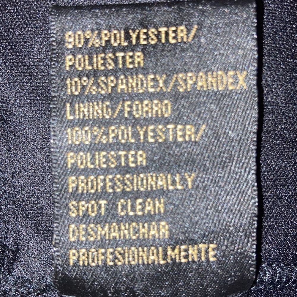 Ignite Black Sequin Stretch Sheer Flutter Short S… - image 7